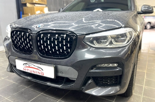 Решетка BMW X3 G01 стиль Diamond Silver