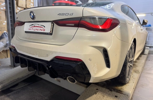 Диффузор BMW 4 серии G22 стиль Competition