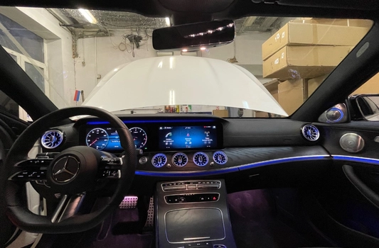 Воздуховоды передние с подсветкой Mercedes W205: фото #4