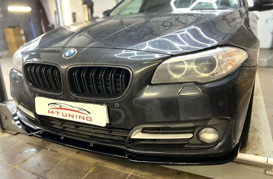 Сплиттер BMW 5 серии F10 F11 рест стиль M Performance без М-пакета