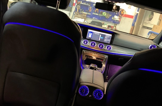 Подсветка сидений Ambient Light Mercedes GLC X253: фото #5