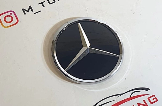 Эмблема звезда в решетку Mercedes W213