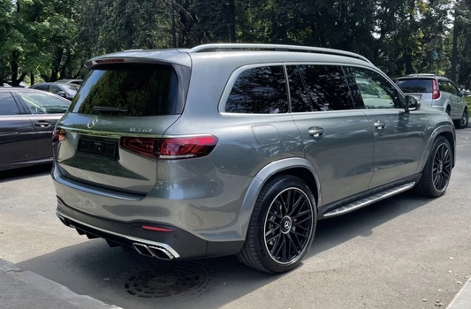 Диффузор Mercedes GLS X167 стиль AMG 63 Chrome