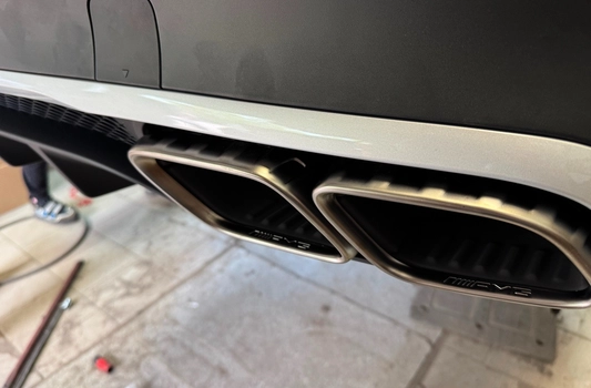 Насадки Mercedes GLE V167 стиль AMG 63 хром