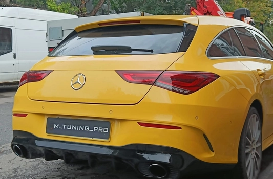 Диффузор Mercedes CLA C118 стиль AMG 35 Black