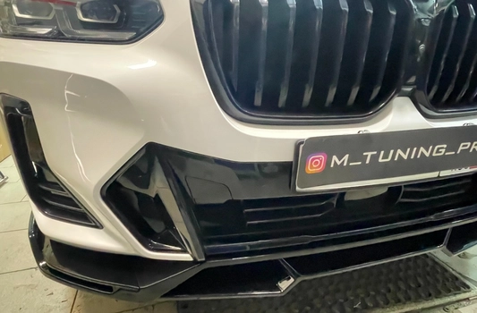 Сплиттер BMW X3 G01 рест стиль Knight