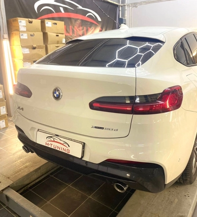 Установка Спойлера BMW X4 G02 фото ДО